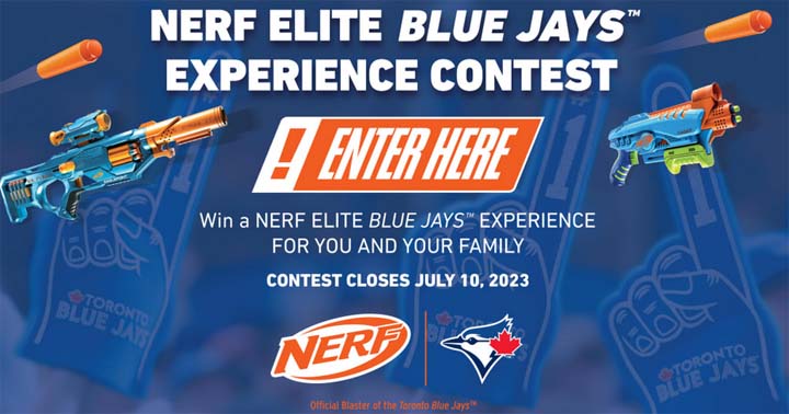 Toronto Blue Jays Elite Nerf Experience Contest