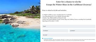 Escape the Winter Blues in the Caribbean Sweepstakes