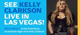 KiSS Win a Trip for 2 to see Kelly Clarkson Contest