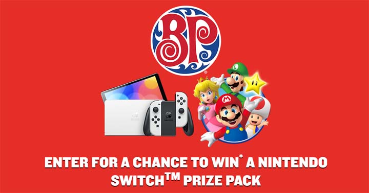 Boston Pizza Win a Nintendo Switch System Contest