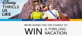 Disney Thrills Contest Canada