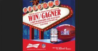 Budweiser NFL Super Bowl Trip Giveaway Contest