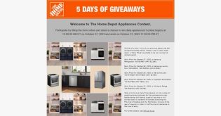 Home Depot Appliance Contest