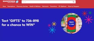 Shoppers Drug Mart Holiday SMS Contest
