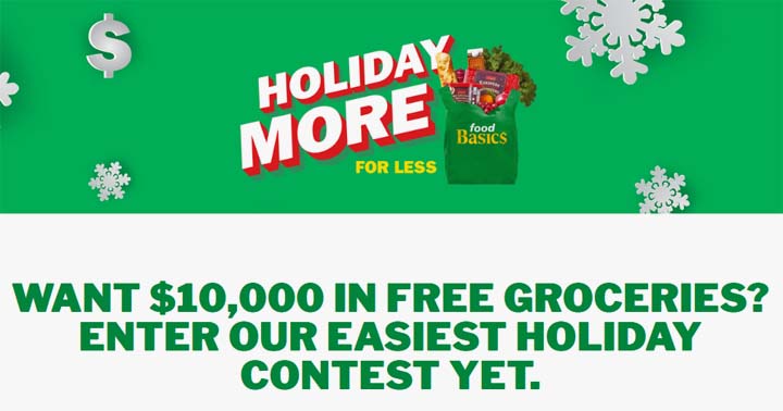 Food Basics Our Easiest Holiday Contest Yet
