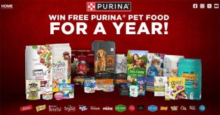 Purina Win Free Pet Food for a year Contest