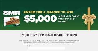 BMR $5,000 for your Renovation Project Contest