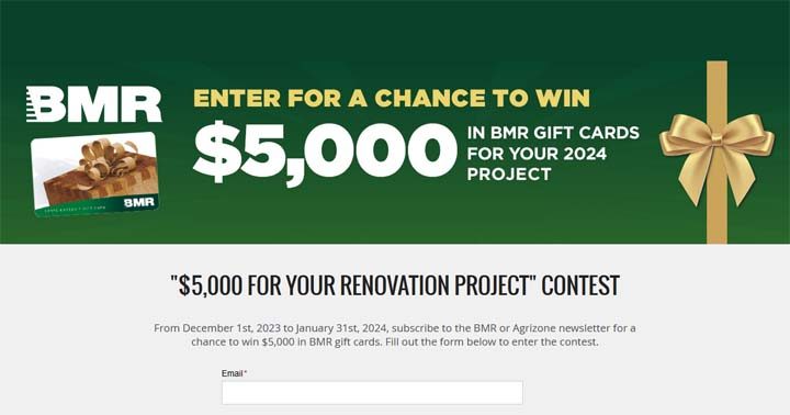 BMR $5,000 for your Renovation Project Contest