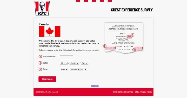 KFC Guest Experience Survey