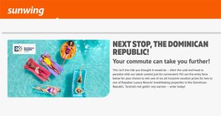 Sunwing Transit Dream Vacation Contest