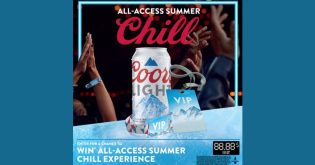 Coors Light All-Access Summer Chill Sweepstakes