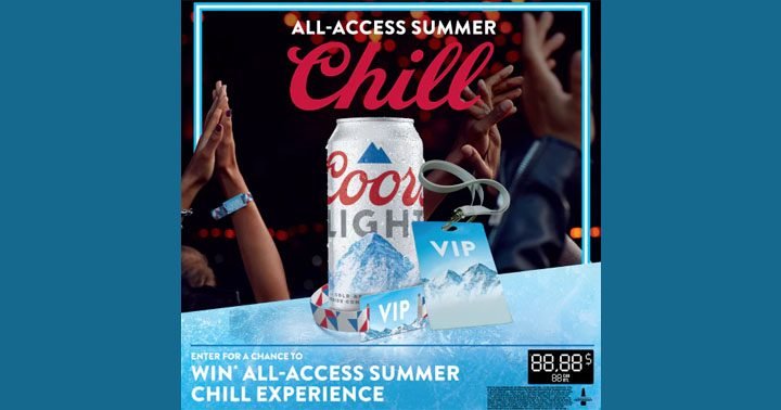 Coors Light All-Access Summer Chill Sweepstakes | Osheaga