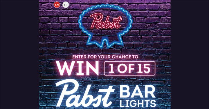 Pabst Blue Ribbon Bar Light Contest