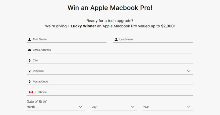 George Richards Apple MacBook Contest