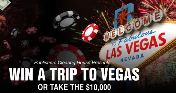 PCH Publishers Clearing House - Trip to Las Vegas Giveaway