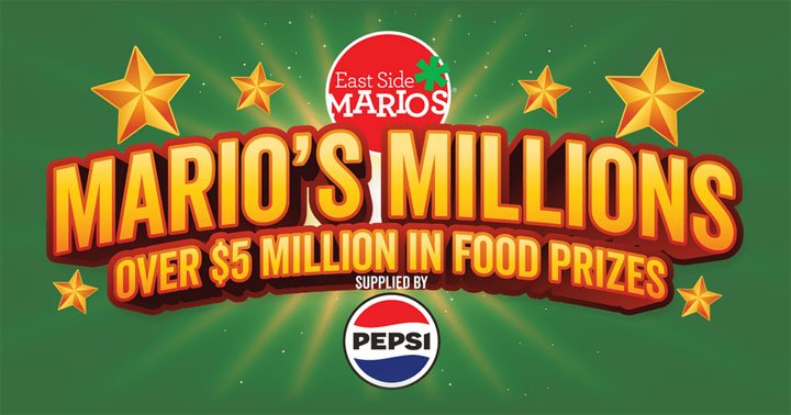 East Side Mario's - Mario’s Millions Scratch & Win Contest