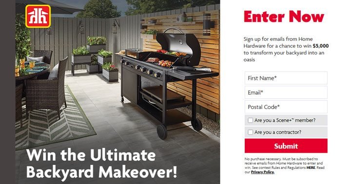 Home Hardware - Backyard Makeover Contest