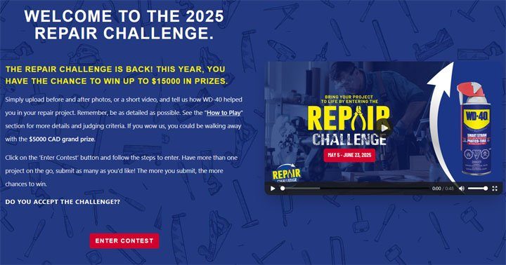 WD-40 - Repair Challenge Contest