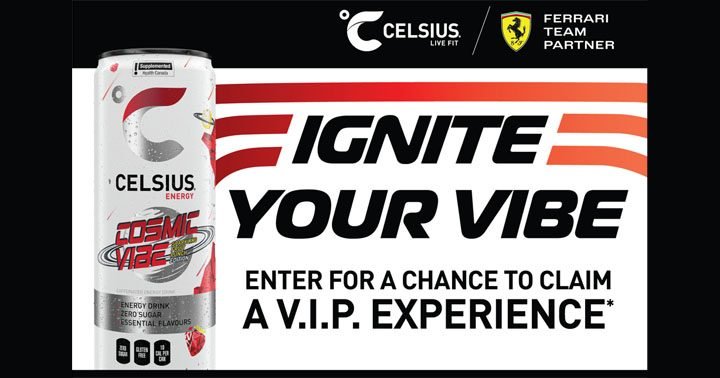 Celsius Energy Drink and Racing Contest