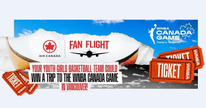 NBA & Air Canada - Fan Flight Contest