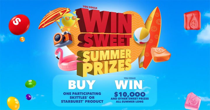 Skittles & Starburst - Win Sweet Summer Prizes Contest
