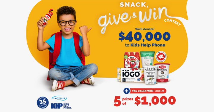 Lactalis - Snack, Give and Win Contest