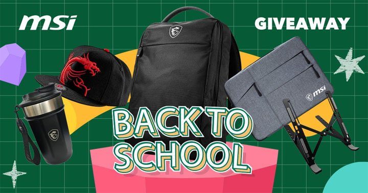 MSI - Back To School Giveaway Contest