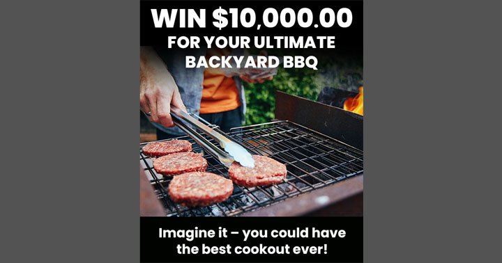 PCH - Win $10,000 for your ultimate backyard BBQ Giveaway