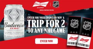 Budweiser Zero - NHL Regular Season Game Giveaway Contest