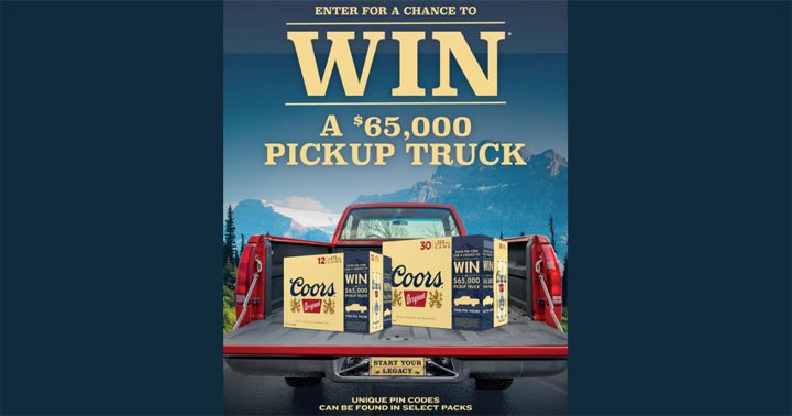 Coors Original x Pickup Truck Giveaway Contest