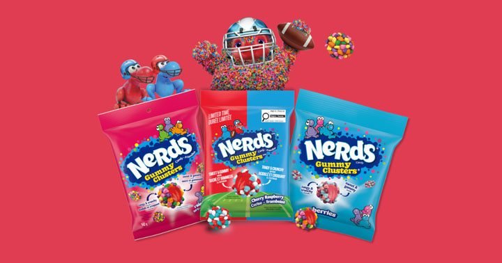 NERDS Gummy Clusters - Football Frenzy Contest