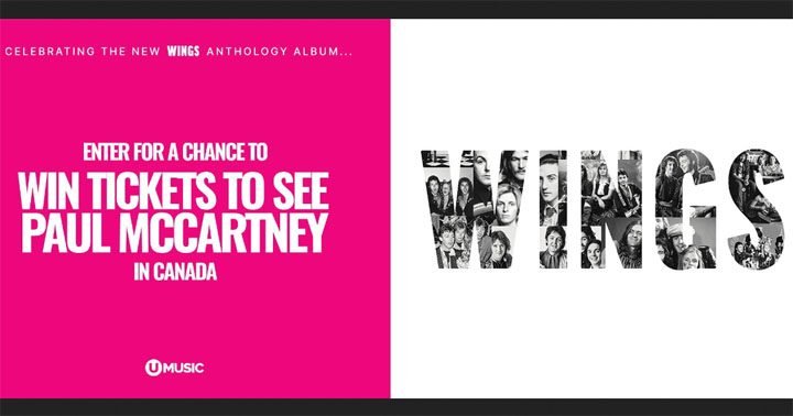 UMUSIC - Paul McCartney in Canada Contest