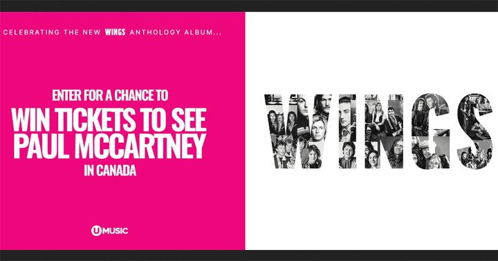 UMUSIC - Paul McCartney in Canada Contest