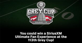 SiriusXM - Ultimate Fan Experience Grey Cup Giveaway